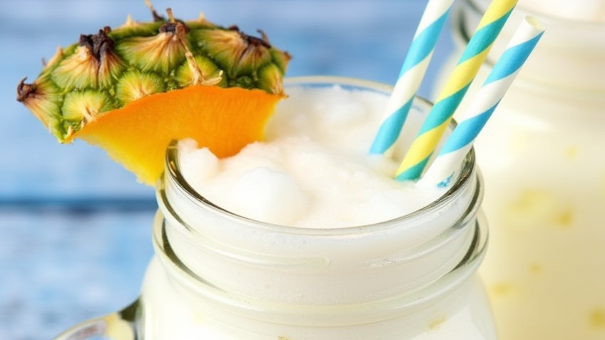 Orange Pineapple & Coconut Mocktail