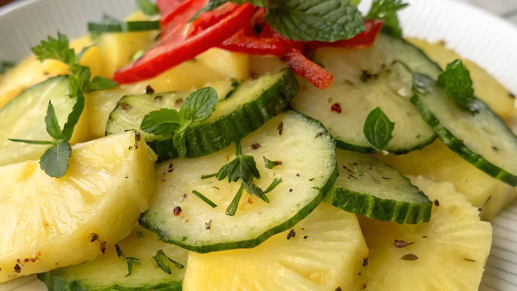 Pineapple Cucumber Salad
