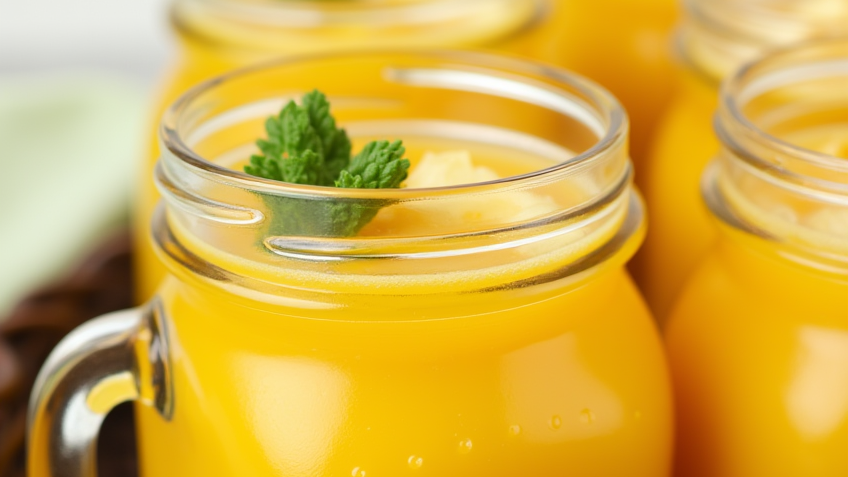 Refreshing Homemade Mango Lemonade