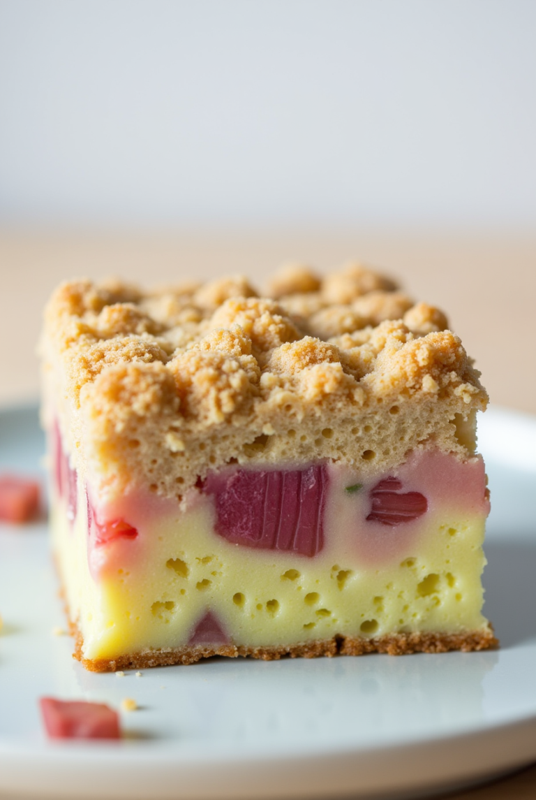 Rhubarb Buckle-