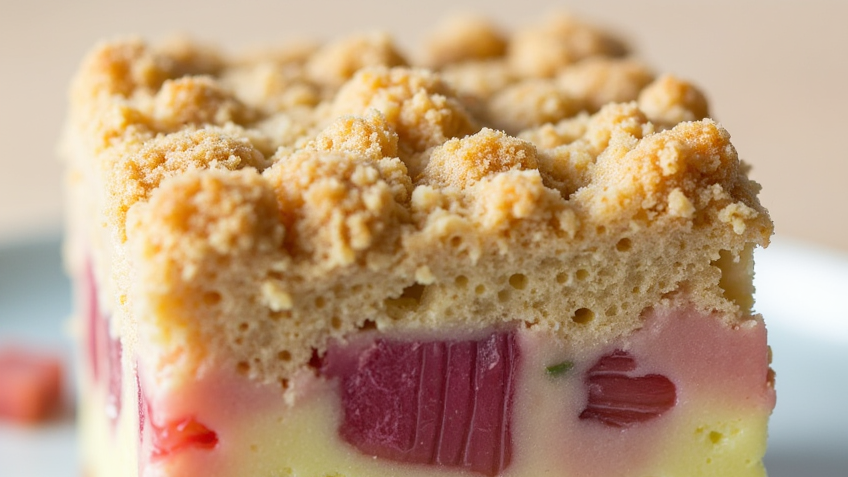 Rhubarb Buckle-