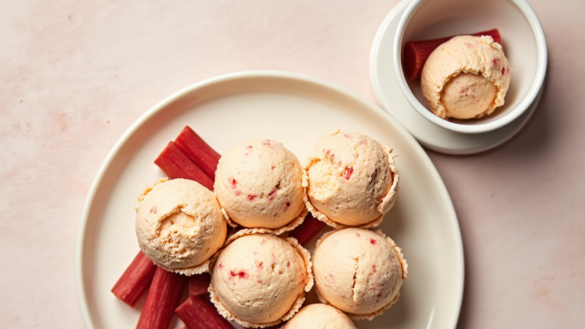 Rhubarb Gelato