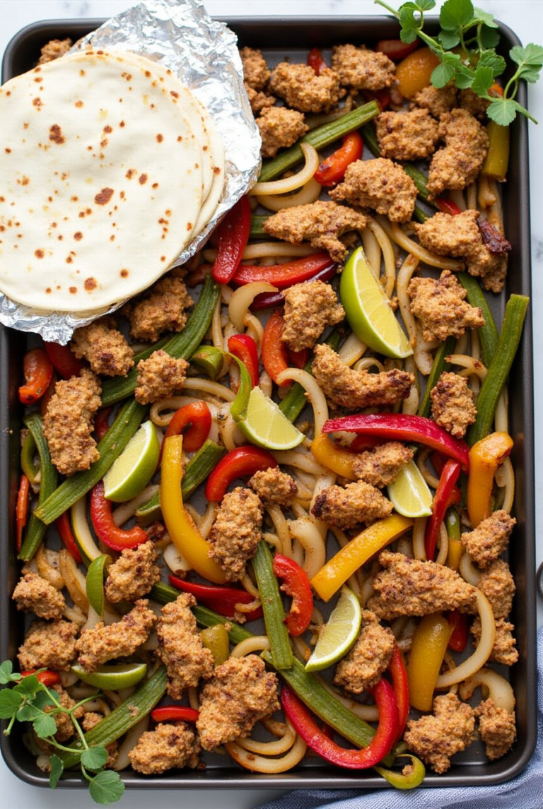 Sheet Pan Chicken Fajitas