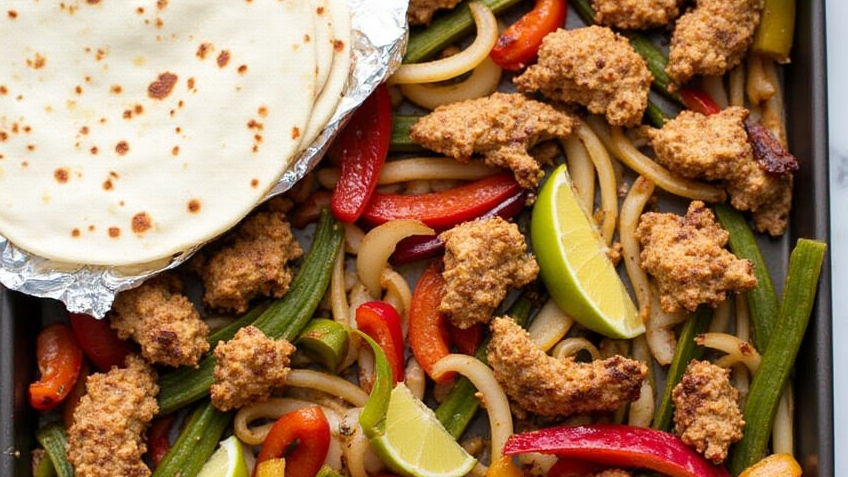 Sheet Pan Chicken Fajitas