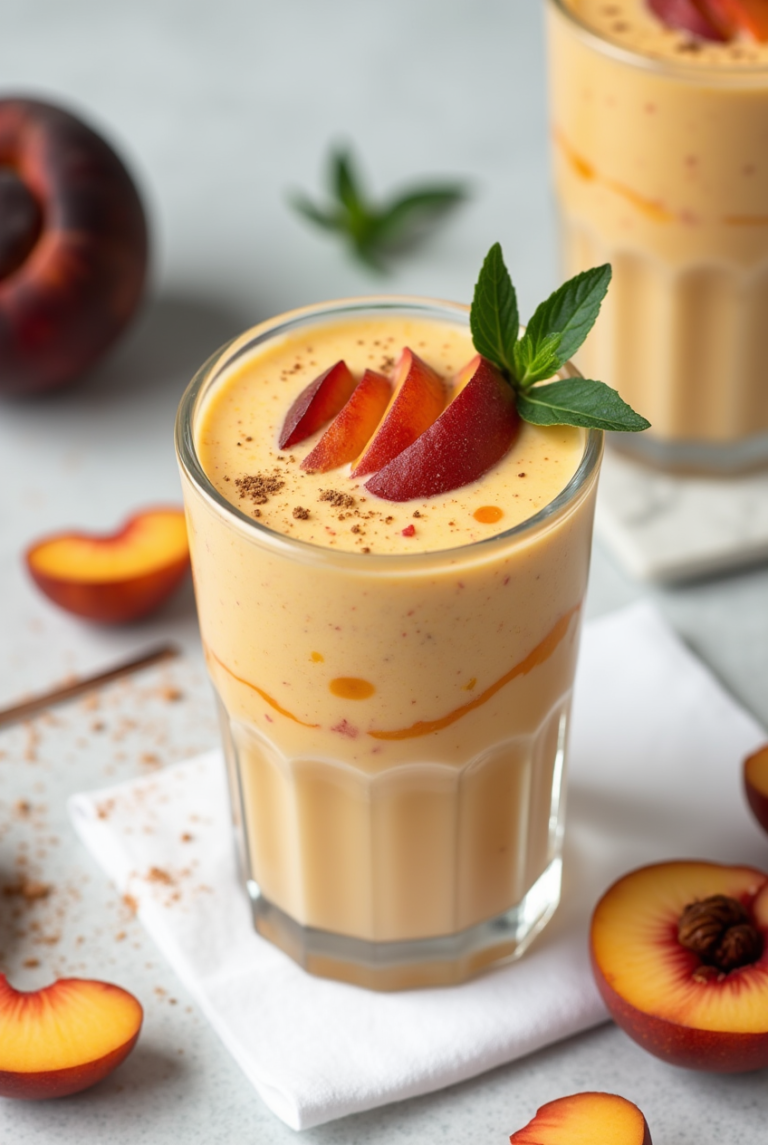 Taste Of Summer Peach Smoothie Recipe