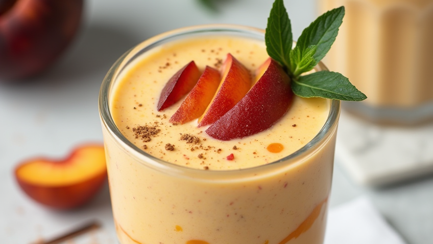 Taste Of Summer Peach Smoothie Recipe