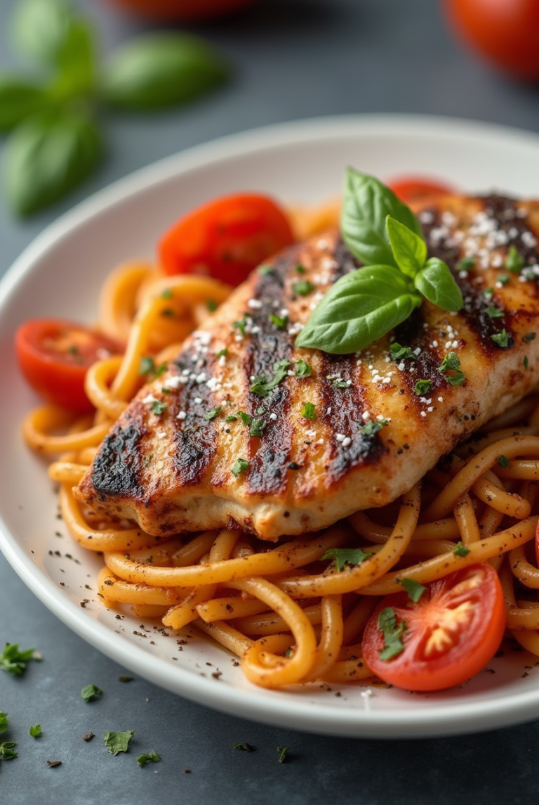 Tomato Basil Pasta with Balsamic Grilled Chicken: Easy 7 Flavorful Tips