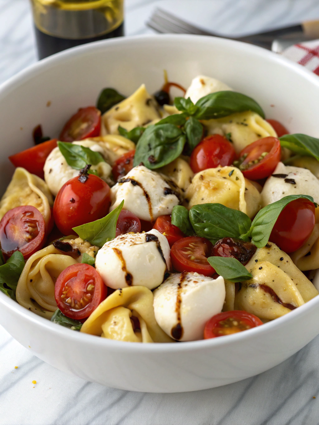 Tortellini Caprese Salad