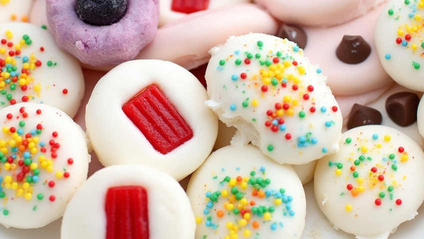 Yummy Frozen Yogurt Bites