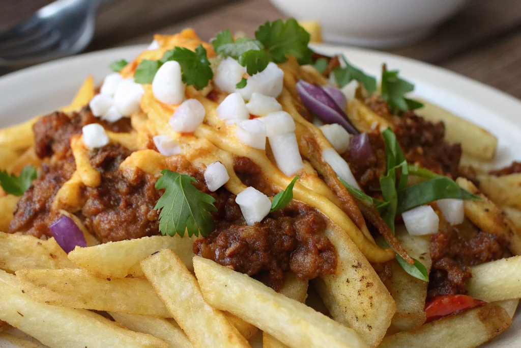 Campfire Chili Cheese Fries