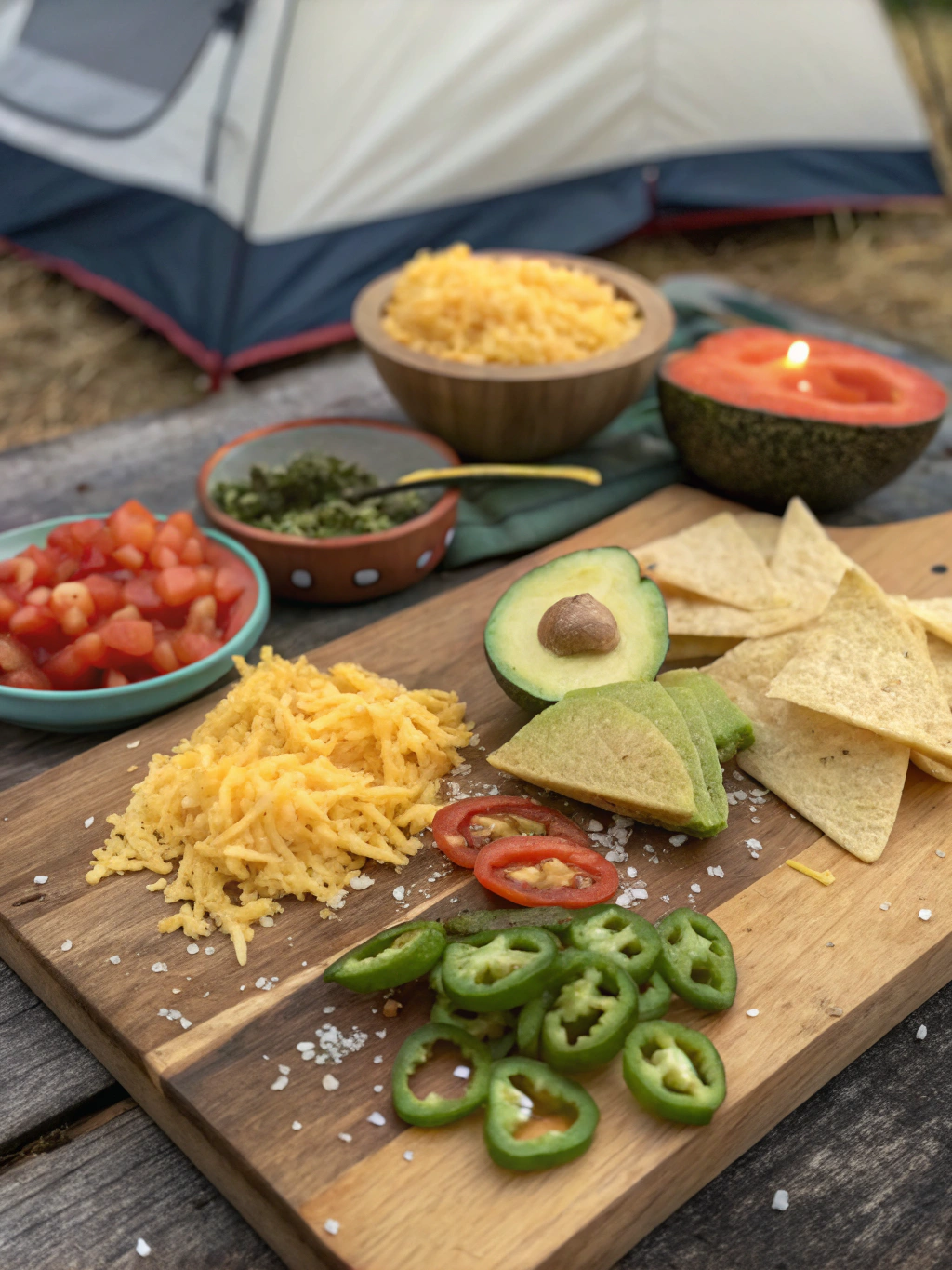 Camping Grilled Nachos ingredients