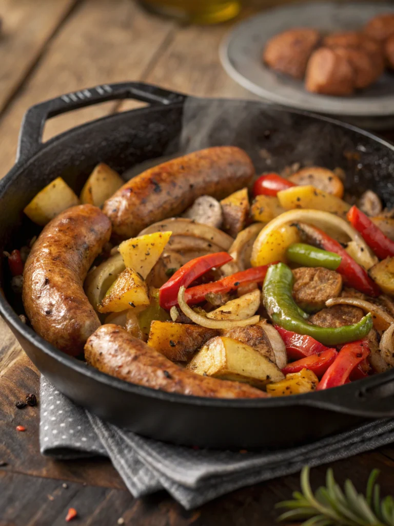 Hearty Sausage Skillet Camping