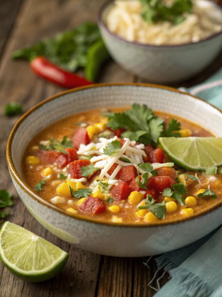 Mexican Street Corn Soup