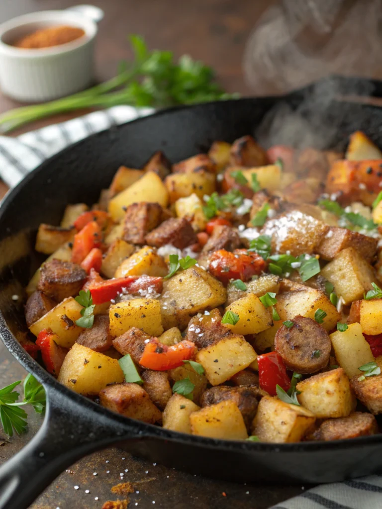 Skillet campfire Hash
