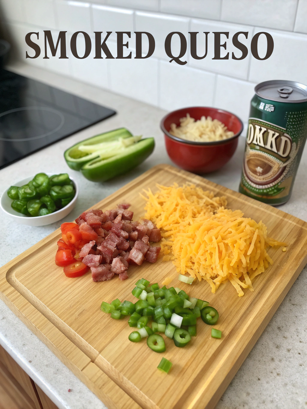 Smoked Queso ingredients